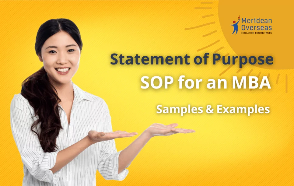 SOP for an MBA